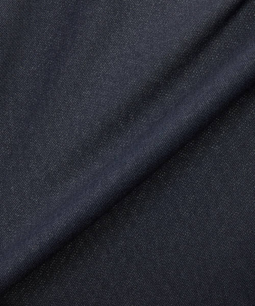 MEN'S MELROSE(メンズメルローズ)の「HITOYOSHIダブルネーム | テックジャージワイドカラーシャツ(シャツ/ブラウス・メンズ・ネイビー/ブラウン・2/3/4)」の9枚目の写真