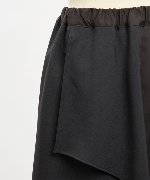 gomme(ゴム)の「レイヤーツイルパンツ(その他パンツ・レディース・ブラック/チャコールグレー・MEDIUM)」の9枚目の写真