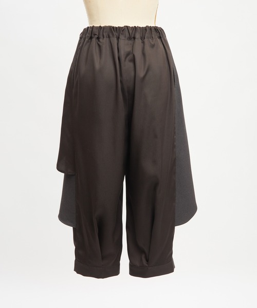 gomme(ゴム)の「レイヤーツイルパンツ(その他パンツ・レディース・ブラック/チャコールグレー・MEDIUM)」の14枚目の写真
