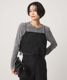 テープシシュウ ショート キャミソール