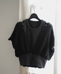 poodle dolman ensemble rib tank SET
