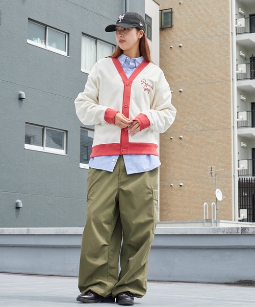 FRUIT OF THE LOOM(フルーツオブザルーム)の「FRUIT OF THE LOOM /フルーツオブザルーム x PEANUTS/ピーナッツ 裏起毛裏毛カーディガン 2026年秋冬 秋服(カーディガン/ボレロ・メンズ・アイボリー・M/L)」の16枚目の写真