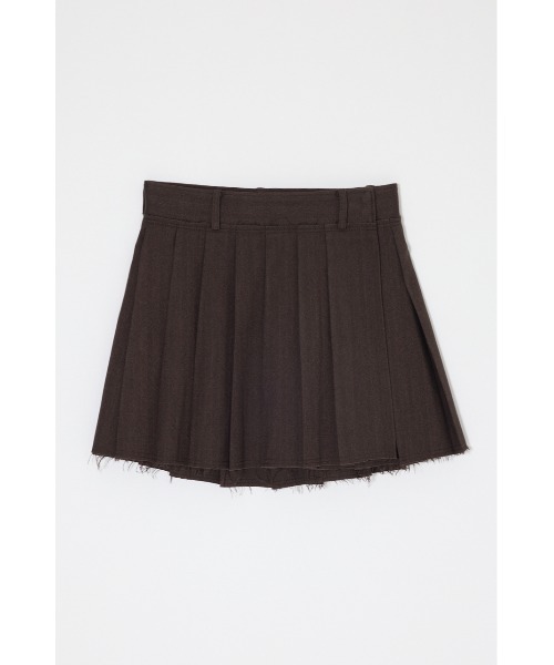 MOUSSY(マウジー)の「【26年AW新作】PLEATED WRAP スカート(スカート・レディース・ブラウン/杢グレー・1/2)」の2枚目の写真