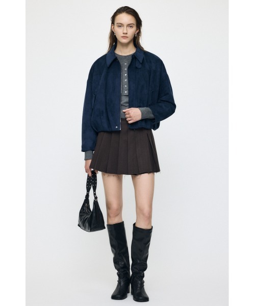 MOUSSY(マウジー)の「【26年AW新作】PLEATED WRAP スカート(スカート・レディース・ブラウン/杢グレー・1/2)」の4枚目の写真