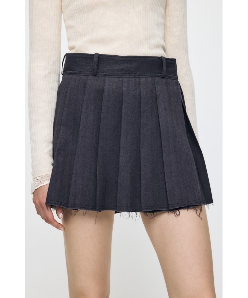 MOUSSY(マウジー)の「【26年AW新作】PLEATED WRAP スカート(スカート・レディース・ブラウン/杢グレー・1/2)」の14枚目の写真