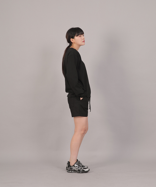 SAINTCREW(セントクルー)の「オーバーサイズソフトVネック長袖TシャツCVL-8A20ブラック(Tシャツ/カットソー・レディース・その他・FREE)」の15枚目の写真