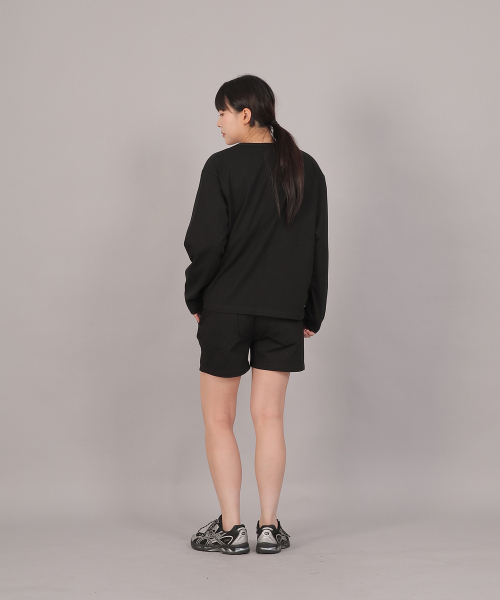 SAINTCREW(セントクルー)の「オーバーサイズソフトVネック長袖TシャツCVL-8A20ブラック(Tシャツ/カットソー・レディース・その他・FREE)」の16枚目の写真