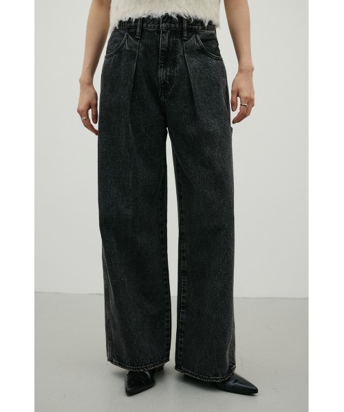 STYLEMIXER(スタイルミキサー)の「ペインターワークデニム(デニムパンツ・レディース・ブラウン/ブラック・MEDIUM/LARGE/SMALL)」の2枚目の写真