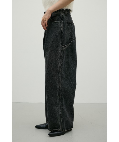 STYLEMIXER(スタイルミキサー)の「ペインターワークデニム(デニムパンツ・レディース・ブラウン/ブラック・MEDIUM/LARGE/SMALL)」の6枚目の写真