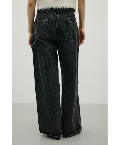 STYLEMIXER(スタイルミキサー)の「ペインターワークデニム(デニムパンツ・レディース・ブラウン/ブラック・MEDIUM/LARGE/SMALL)」の7枚目の写真