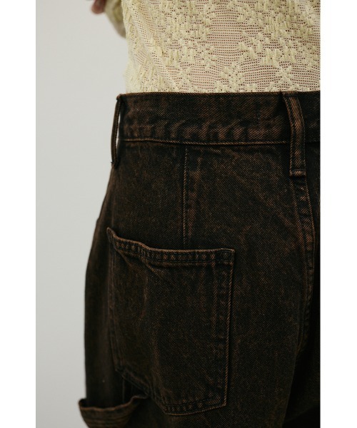 STYLEMIXER(スタイルミキサー)の「ペインターワークデニム(デニムパンツ・レディース・ブラウン/ブラック・MEDIUM/LARGE/SMALL)」の21枚目の写真