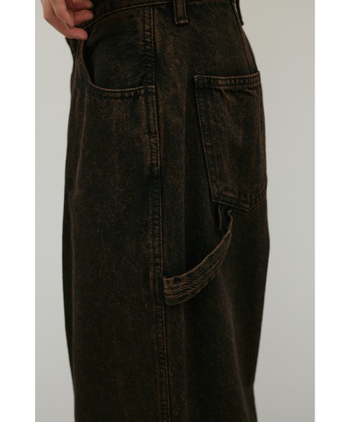 STYLEMIXER(スタイルミキサー)の「ペインターワークデニム(デニムパンツ・レディース・ブラウン/ブラック・MEDIUM/LARGE/SMALL)」の22枚目の写真