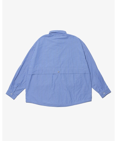 KEBOZ(ケボズ)の「STRIPE BALL SHIRT(シャツ/ブラウス・メンズ・サックスブルー/ライトブルー・M/L/XL)」の10枚目の写真