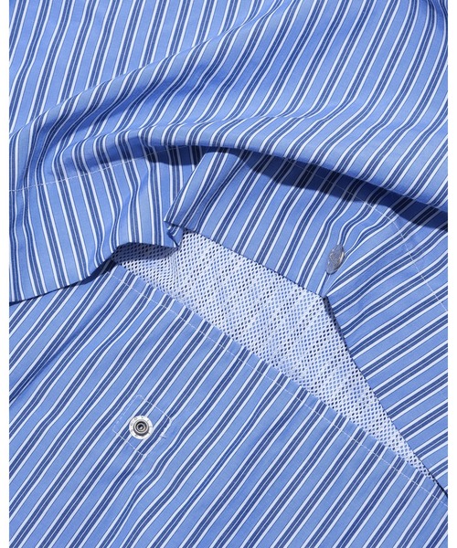 KEBOZ(ケボズ)の「STRIPE BALL SHIRT(シャツ/ブラウス・メンズ・サックスブルー/ライトブルー・M/L/XL)」の12枚目の写真