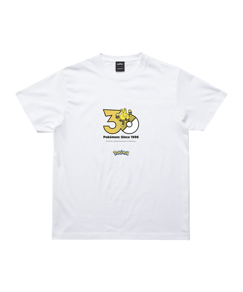 ZOZOSPOT(ゾゾスポット)の「Pokemon 30th Anniversary 1025 T-shirt 「エレキッド」(Tシャツ/カットソー・レディース・ホワイト・SMALL/MEDIUM/LARGE/X-LARGE/XX-LARGE/XXX-LARGE/100cm/110cm/120cm/130cm/140cm/150cm/160cm)」の1枚目の写真