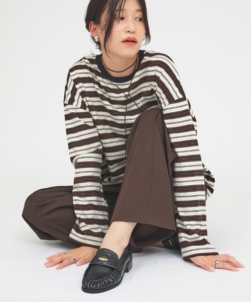 Au BANNISTER（オゥバニスター）の「【販売店舗限定】ギャザーコインローファー（ローファー・レディース・ブラック/ダークブラウン・38/39/35/36/37）」の11枚目の写真