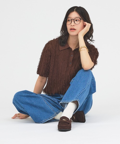 Au BANNISTER（オゥバニスター）の「【販売店舗限定】ギャザーコインローファー（ローファー・レディース・ブラック/ダークブラウン・38/39/35/36/37）」の6枚目の写真