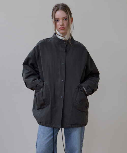 ROSEFRANTZ（ロゼフランツ）の「Overfit Padded Field Jacket [Charcoal]（その他アウター・レディース・チャコールグレー・OS）」の5枚目の写真