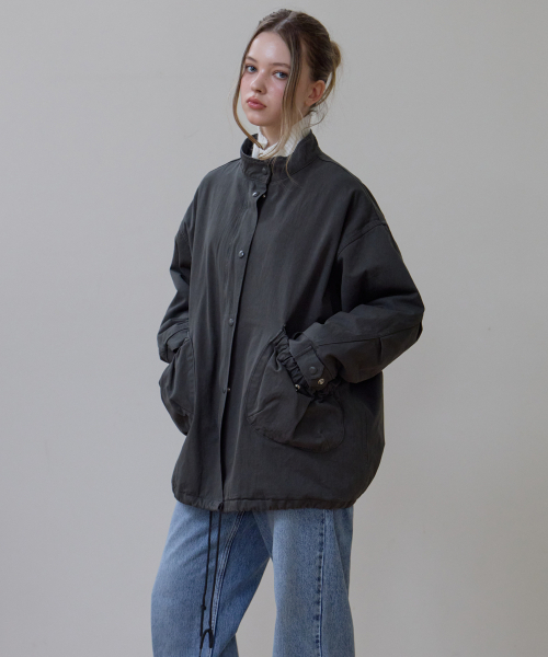 ROSEFRANTZ（ロゼフランツ）の「Overfit Padded Field Jacket [Charcoal]（その他アウター・レディース・チャコールグレー・OS）」の6枚目の写真