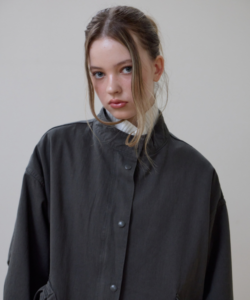 ROSEFRANTZ（ロゼフランツ）の「Overfit Padded Field Jacket [Charcoal]（その他アウター・レディース・チャコールグレー・OS）」の8枚目の写真