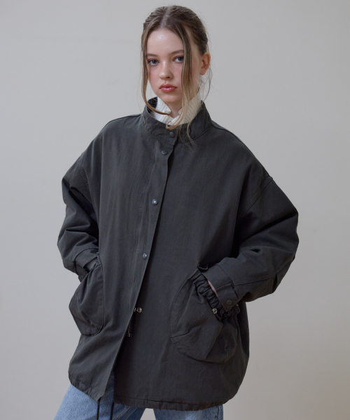 ROSEFRANTZ（ロゼフランツ）の「Overfit Padded Field Jacket [Charcoal]（その他アウター・レディース・チャコールグレー・OS）」の9枚目の写真