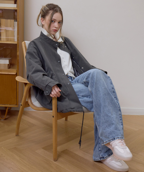 ROSEFRANTZ（ロゼフランツ）の「Overfit Padded Field Jacket [Charcoal]（その他アウター・レディース・チャコールグレー・OS）」の14枚目の写真