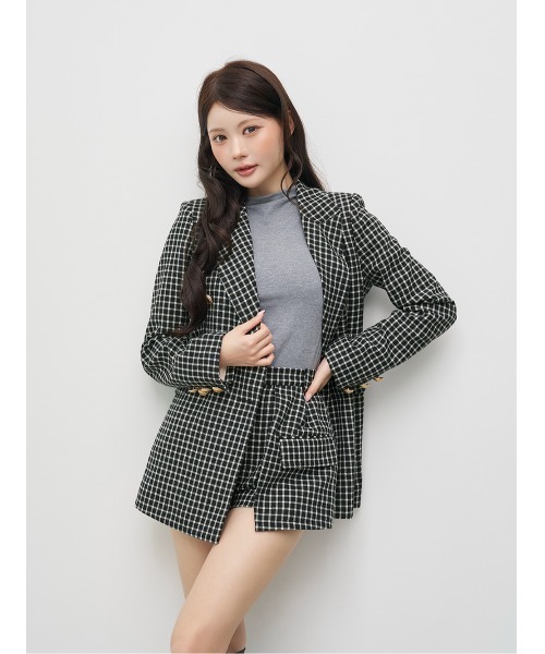 AmeliaMoi（アメリアモワ）の「AmeliaMoiベルシエルジャケット（テーラードジャケット・レディース・ライトベージュ/ネイビー/ブラウン/その他・FREE）」の4枚目の写真