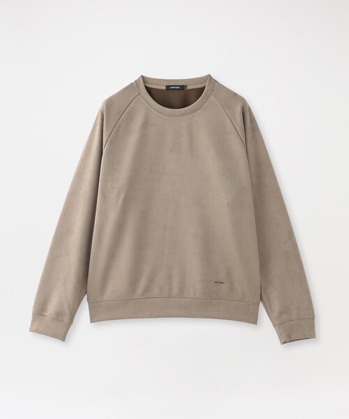 LOVELESS(ラブレス)の「スウェードライクラグランプルオーバー(Tシャツ/カットソー・メンズ・ブラック/ネイビー/ベージュ系その他/ライトグレー・M/L)」の3枚目の写真