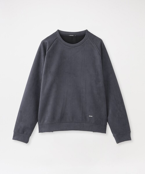 LOVELESS(ラブレス)の「スウェードライクラグランプルオーバー(Tシャツ/カットソー・メンズ・ブラック/ネイビー/ベージュ系その他/ライトグレー・M/L)」の4枚目の写真