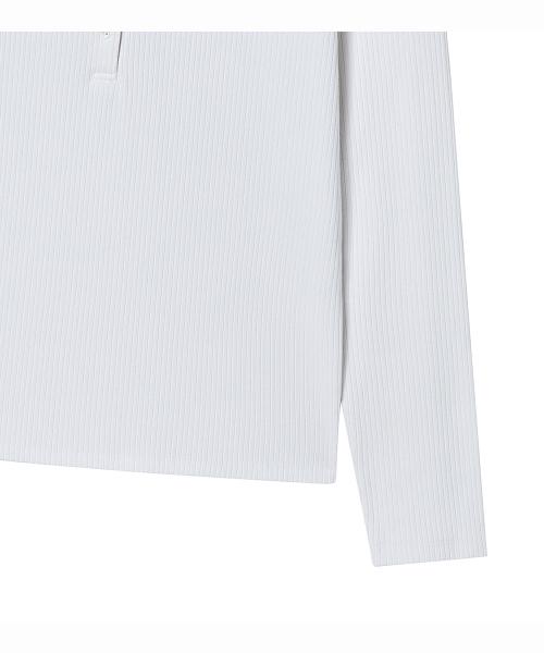 PRENDA（プレンダ）の「NUMBER 3 HENLEY LONG SLEEVE WHITE（Tシャツ/カットソー・レディース・その他・FREE）」の7枚目の写真