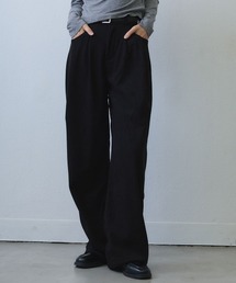 corduroy tuck wide pants / コーデュロイタックワイドパンツ