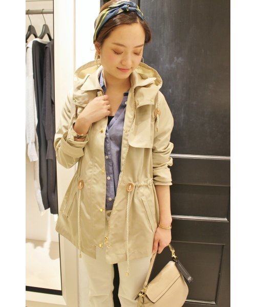 FIGARO Paris(フィガロパリ)の「◇FINAMORE NAPOLI コットンソリッドGIULIA.Z.コンパクトシャツ◆(シャツ/ブラウス・レディース・ネイビー/ホワイト・40/42)」の15枚目の写真