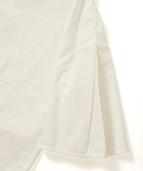 B:MING by BEAMS（ビーミングバイビームス）の「ビーミング by ビームス / 袖ステッチプルオーバー （Tシャツ/カットソー・レディース・ホワイト/ブラック/グリーン系その他・ONE SIZE）」の4枚目の写真