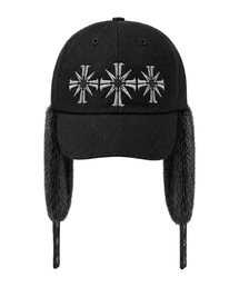 IDWS（アイドンワナセル）の「Trinity View Fur Maxi Cap Black（キャップ）」
