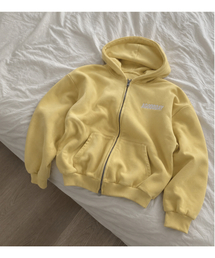 AGOODDAY（アグッドデイ）の「Butter yellow hoodie zipup（パーカー）」