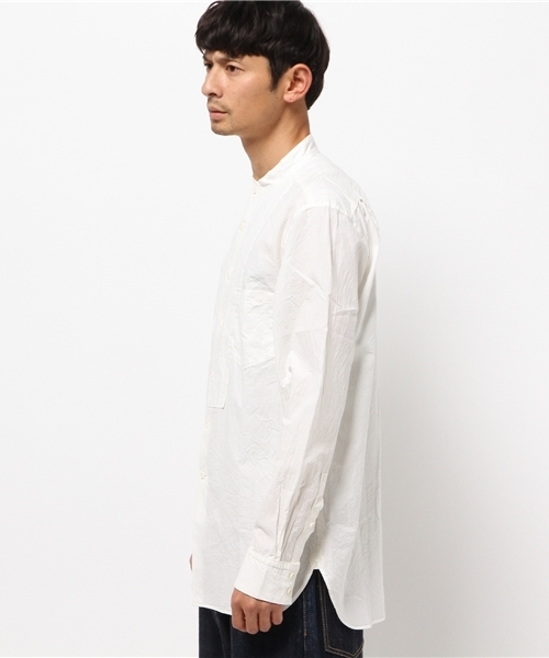 Saba56　新品 SAGE DE CRET バンドカラーシャツ M 白 sage de cret（サージュデクレ）の「SAGE DE CRET/サージデクレ