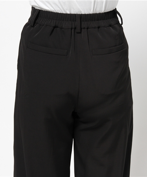 N.(N. Natural Beauty Basic)(エヌエヌナチュラルビューティーベーシック)の「クロップワイドパンツ(その他パンツ・レディース・ブラック/ブラウン・MEDIUM)」の7枚目の写真