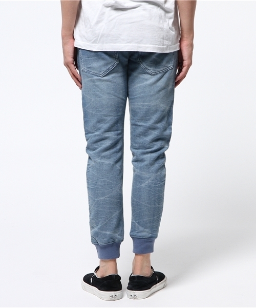 VENCEEXCHANGE（ヴァンスエクスチェンジ）の「裾リブバイカードビーデニム2（デニムパンツ・メンズ・ネイビー/ブルー・MEDIUM/SMALL/LARGE）」の5枚目の写真