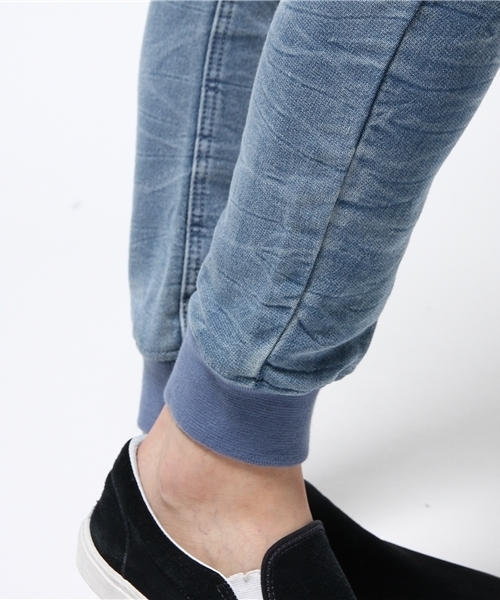 VENCEEXCHANGE（ヴァンスエクスチェンジ）の「裾リブバイカードビーデニム2（デニムパンツ・メンズ・ネイビー/ブルー・MEDIUM/SMALL/LARGE）」の9枚目の写真