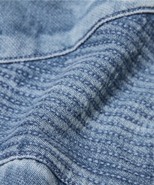 VENCEEXCHANGE（ヴァンスエクスチェンジ）の「裾リブバイカードビーデニム2（デニムパンツ・メンズ・ネイビー/ブルー・MEDIUM/SMALL/LARGE）」の12枚目の写真