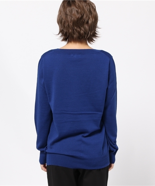 NATURAL BEAUTY BASIC（ナチュラルビューティーベーシック）の「【AneCan 12月号掲載】イタリーウールベーシック Vネックニット（ニット/セーター・レディース・グレー/ピンク/グリーン/ブルー系その他/ベージュ/ブラック・MEDIUM）」の11枚目の写真