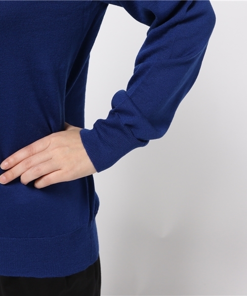 NATURAL BEAUTY BASIC（ナチュラルビューティーベーシック）の「【AneCan 12月号掲載】イタリーウールベーシック Vネックニット（ニット/セーター・レディース・グレー/ピンク/グリーン/ブルー系その他/ベージュ/ブラック・MEDIUM）」の13枚目の写真