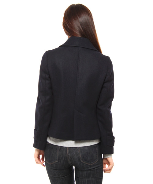 BEAUTY&YOUTH UNITED ARROWS(ビューティーアンドユースユナイテッドアローズ)の「BB W/NY SHORT PCT(ピーコート・レディース・ブラック/オリーブ/ネイビー・SMALL/MEDIUM)」の5枚目の写真