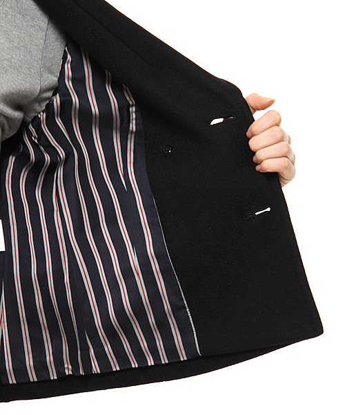 BEAUTY&YOUTH UNITED ARROWS(ビューティーアンドユースユナイテッドアローズ)の「BB W/NY SHORT PCT(ピーコート・レディース・ブラック/オリーブ/ネイビー・SMALL/MEDIUM)」の8枚目の写真