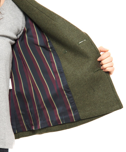 BEAUTY&YOUTH UNITED ARROWS(ビューティーアンドユースユナイテッドアローズ)の「BB W/NY SHORT PCT(ピーコート・レディース・ブラック/オリーブ/ネイビー・SMALL/MEDIUM)」の9枚目の写真