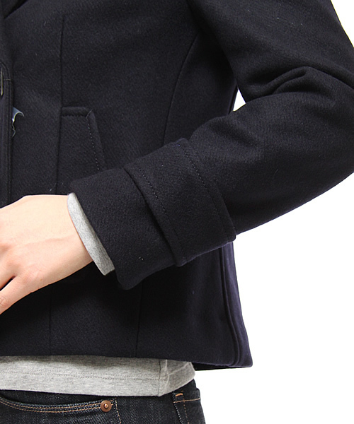 BEAUTY&YOUTH UNITED ARROWS(ビューティーアンドユースユナイテッドアローズ)の「BB W/NY SHORT PCT(ピーコート・レディース・ブラック/オリーブ/ネイビー・SMALL/MEDIUM)」の12枚目の写真