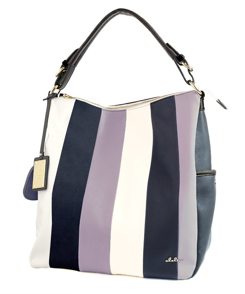 Clelia(クレリア)の「マルチカラーファスナー式トートバッグ(トートバッグ・レディース・ラベンダー/ピンク系その他/ブラウン系その他/パープル系その他/グレー系その他・ONE SIZE)」の7枚目の写真
