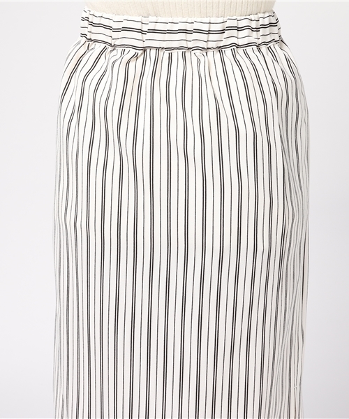 N.（N. Natural Beauty Basic）（エヌエヌナチュラルビューティーベーシック）の「ジョーゼットストライプスカート（スカート・レディース・ブラック系その他/ホワイト系その他・MEDIUM）」の7枚目の写真