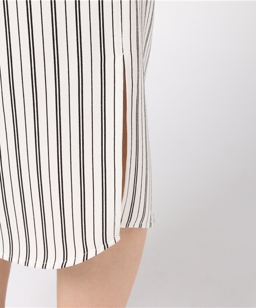 N.（N. Natural Beauty Basic）（エヌエヌナチュラルビューティーベーシック）の「ジョーゼットストライプスカート（スカート・レディース・ブラック系その他/ホワイト系その他・MEDIUM）」の15枚目の写真