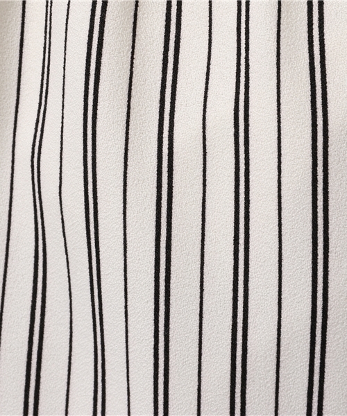 N.（N. Natural Beauty Basic）（エヌエヌナチュラルビューティーベーシック）の「ジョーゼットストライプスカート（スカート・レディース・ブラック系その他/ホワイト系その他・MEDIUM）」の16枚目の写真